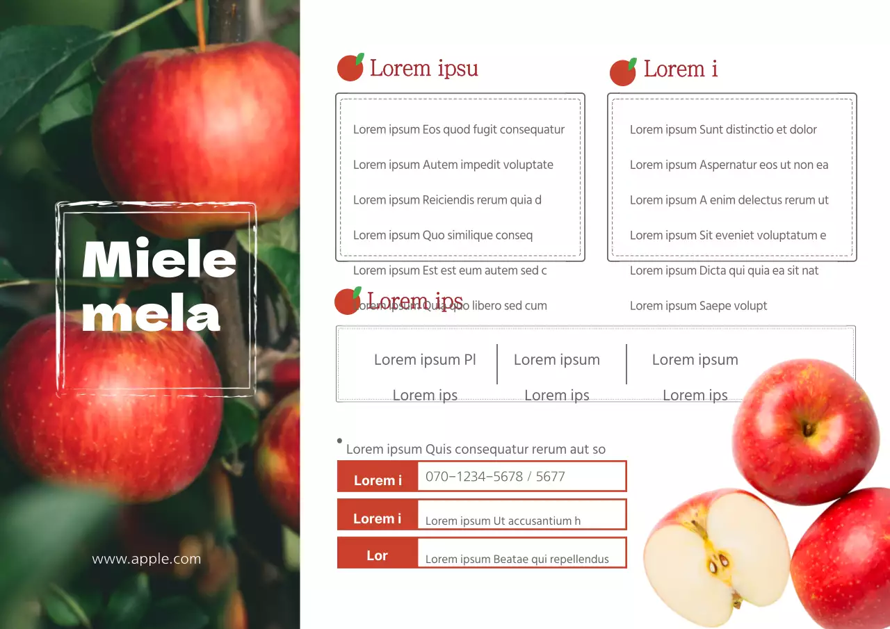 Mele zuccherate al miele