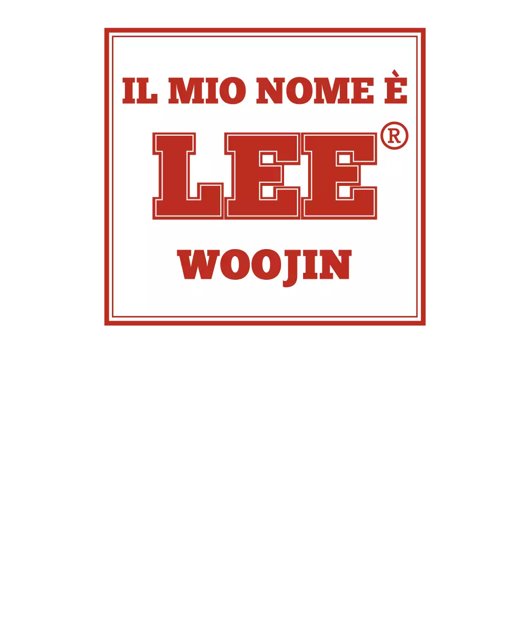 Maglietta di gruppo di concezione semplice e alla moda in rosso e bianco