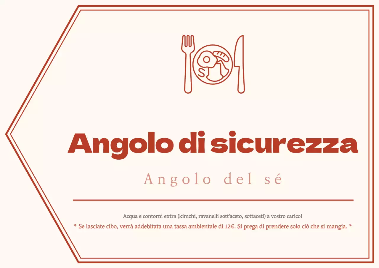 Stile semplice ed emozionale in marrone chiaro e marrone con testo direzionale ad angolo.