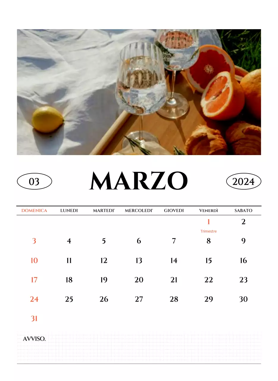 Calendario da parete in stile semplice con concetto di fotografia di viaggio emozionale in bianco e nero