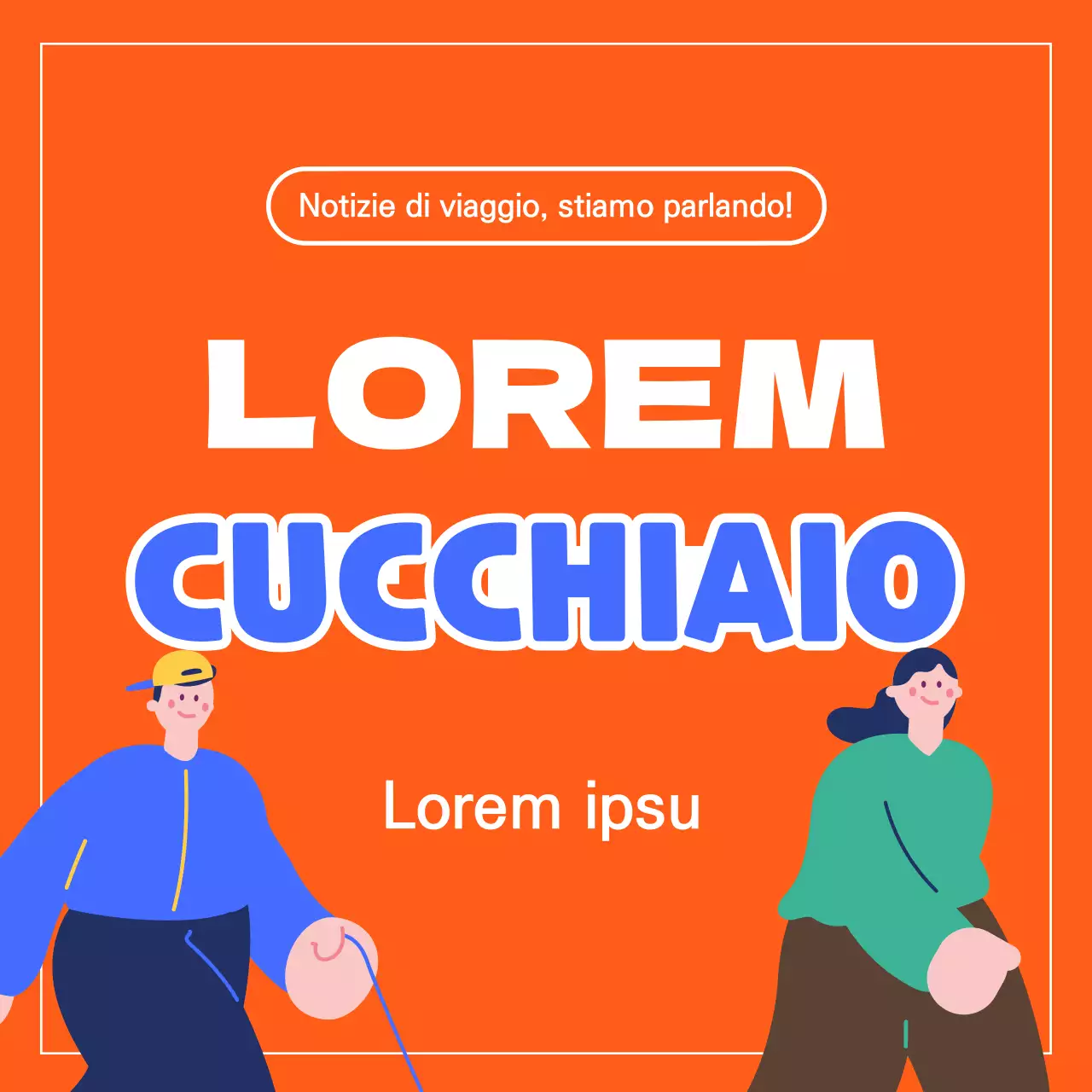 Una guida minimalista per i sostenitori del viaggio in arancione e blu