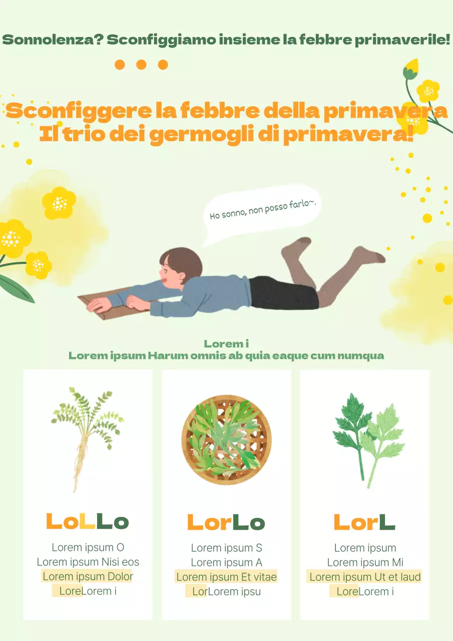 Come sconfiggere la febbre primaverile con questi concetti di illustrazione ad acquerello verde e fresco