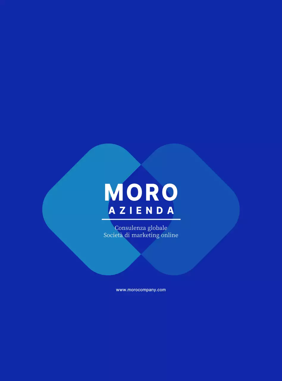 Logo semplice del concetto di kit di benvenuto aziendale in blu chiaro e blu navy