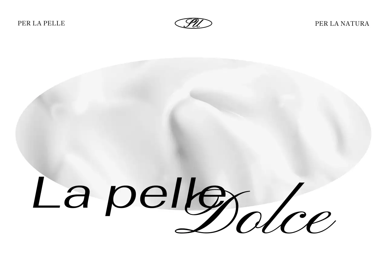 Biglietto di ringraziamento di lusso per un marchio di cosmetici con cosmetici bianchi e neri e una foto dell'oceano.