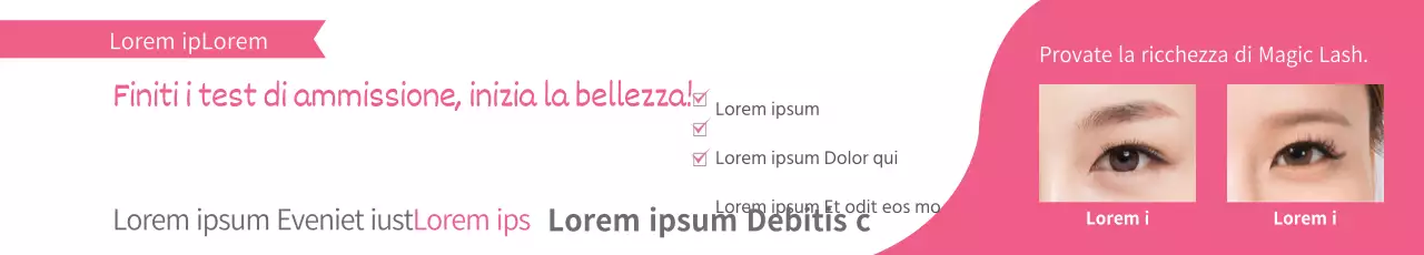 Eventi sull'estensione delle ciglia