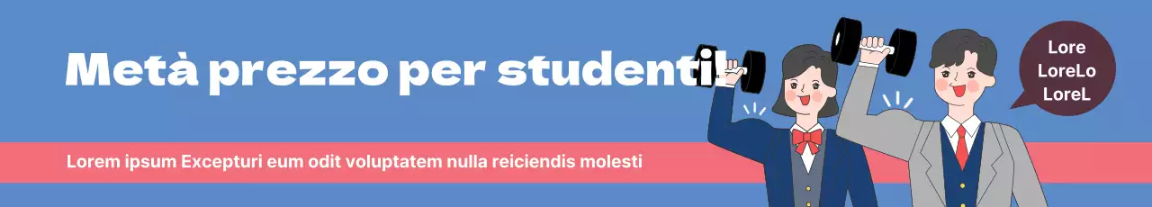 Metà prezzo per gli studenti