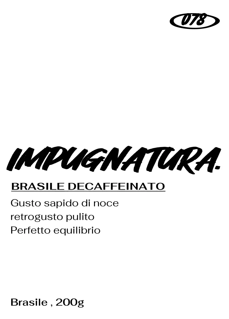 Design con descrizioni dei fagioli accentuate da un testo nero scritto a mano in modo approssimativo.