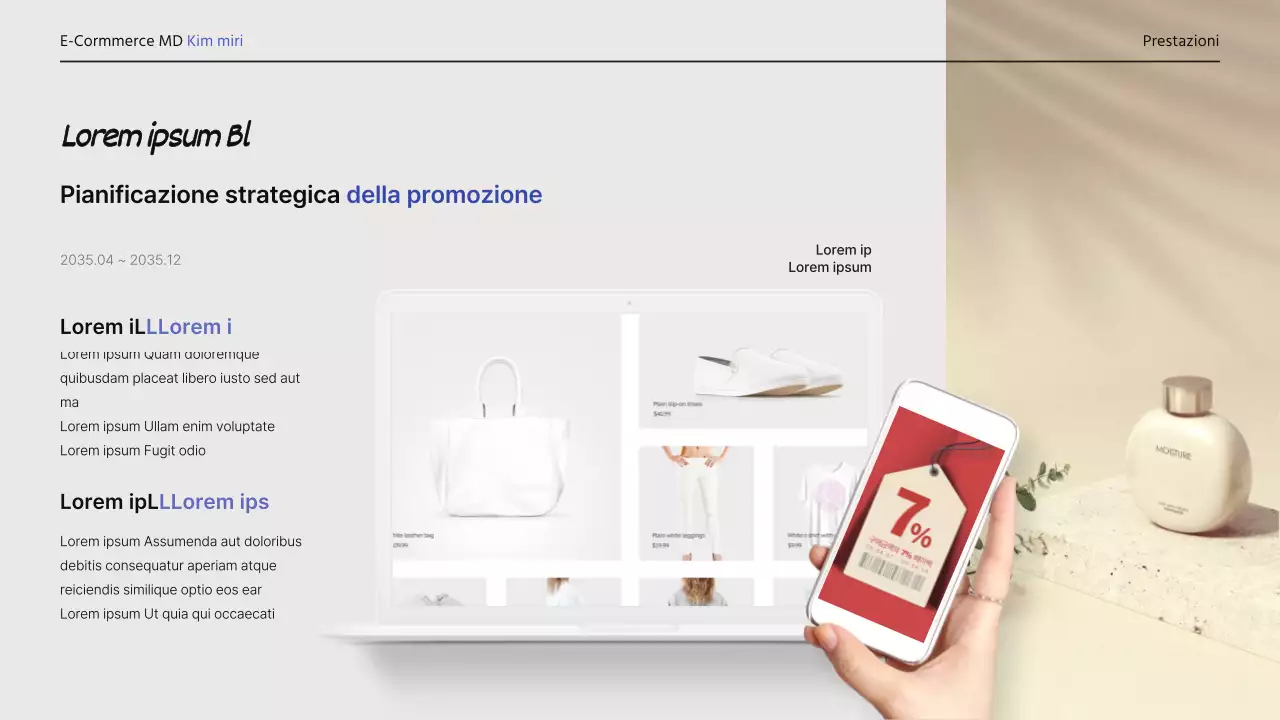 Curriculum portfolio semplice e professionale in azzurro e giallo chiaro