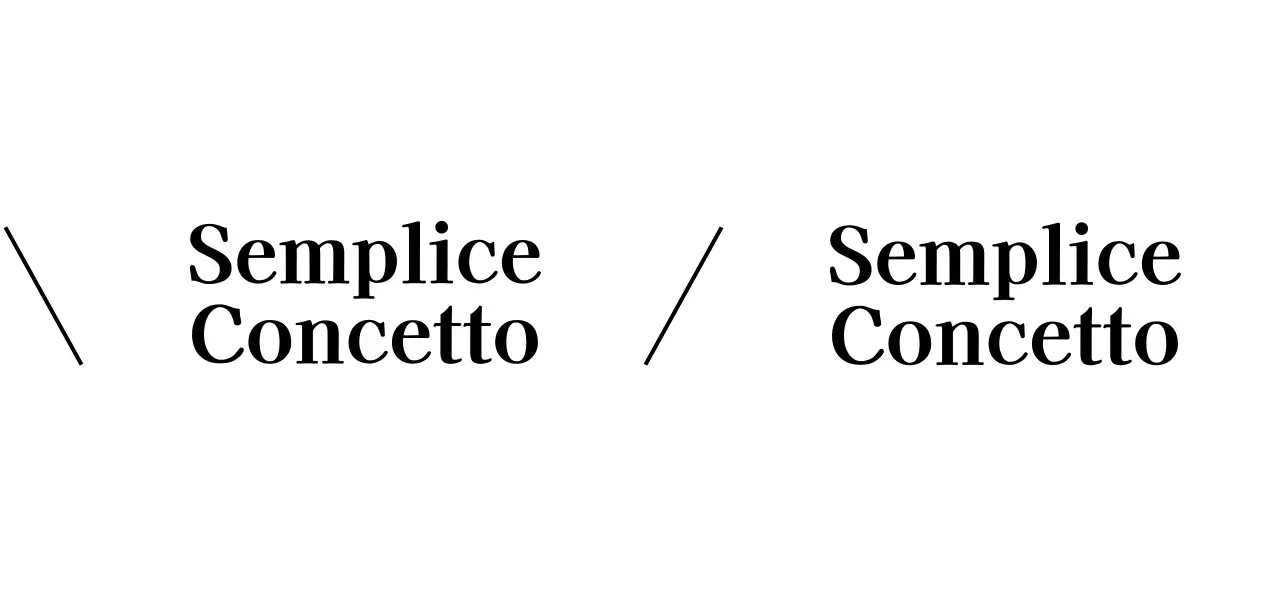 Design semplice con linee diagonali bianche e nere e testo in inglese
