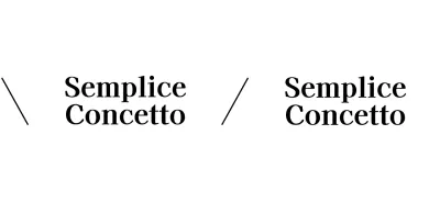 Design semplice con linee diagonali bianche e nere e testo in inglese