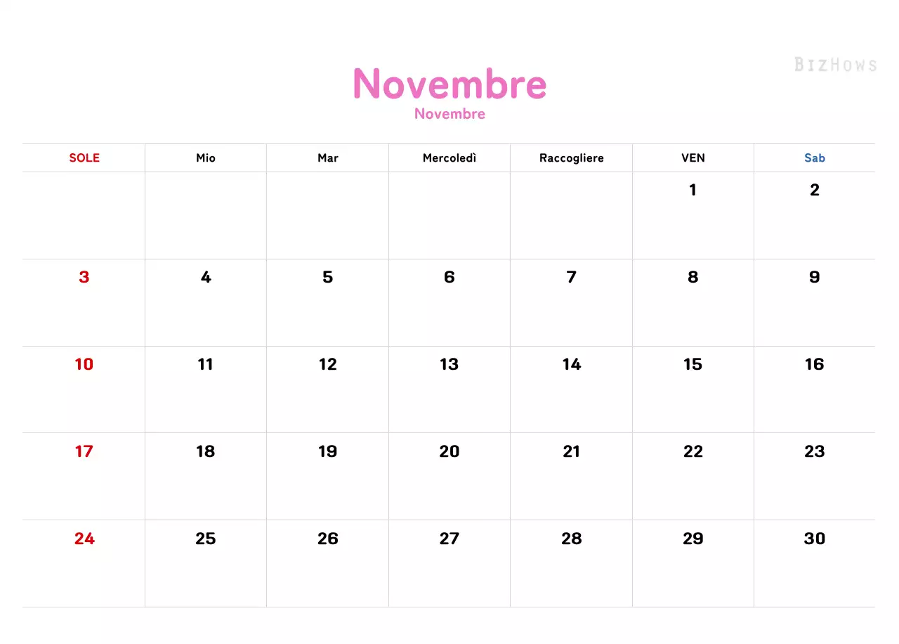 Un calendario di Capodanno caldo e illustrato