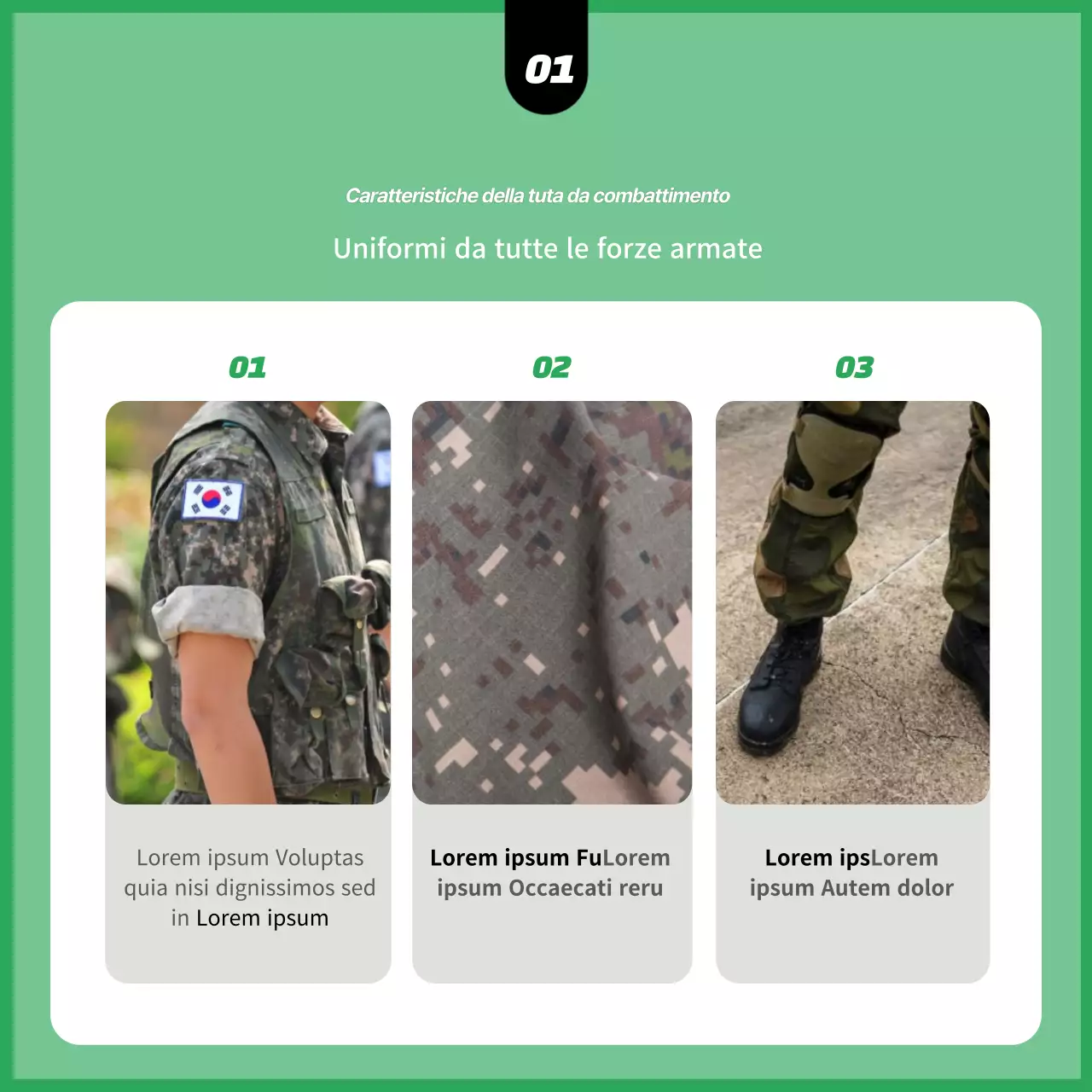  verde simpatico soldato illustrazione università club promozionale soldato cardnews