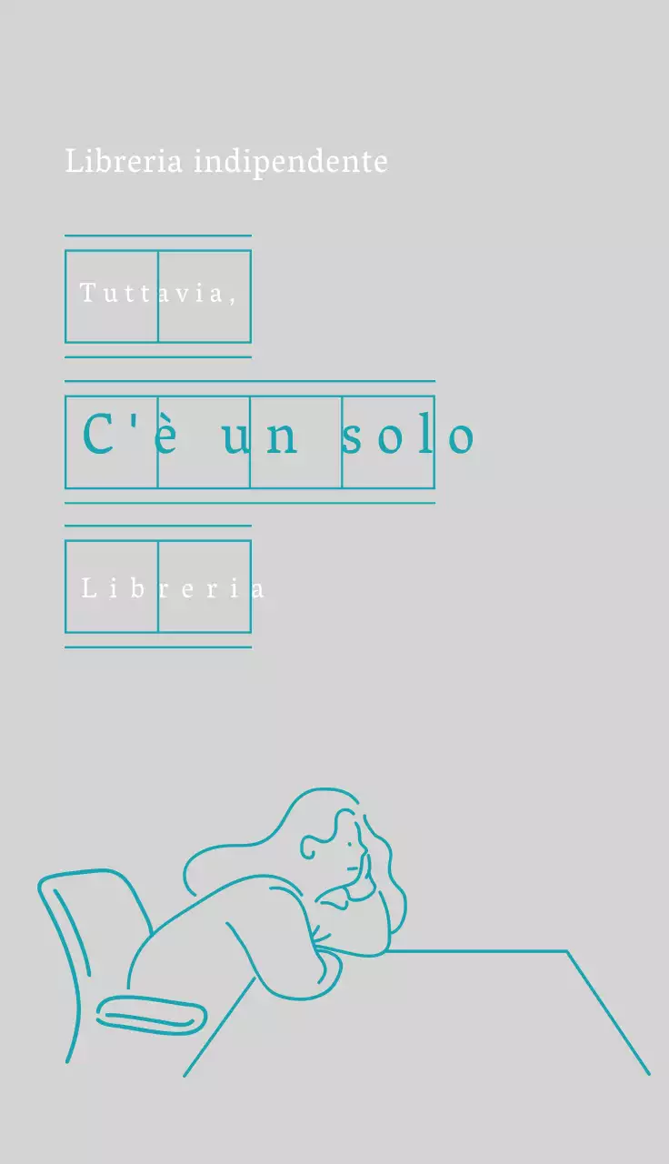 Concetto di carta manoscritta verde scuro Libreria indipendente emozionale