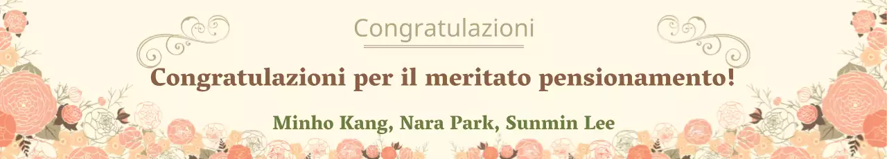 Cerimonia di pensionamento