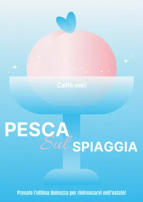 Una serie di comunicazioni di marketing con illustrazioni di frutta estiva