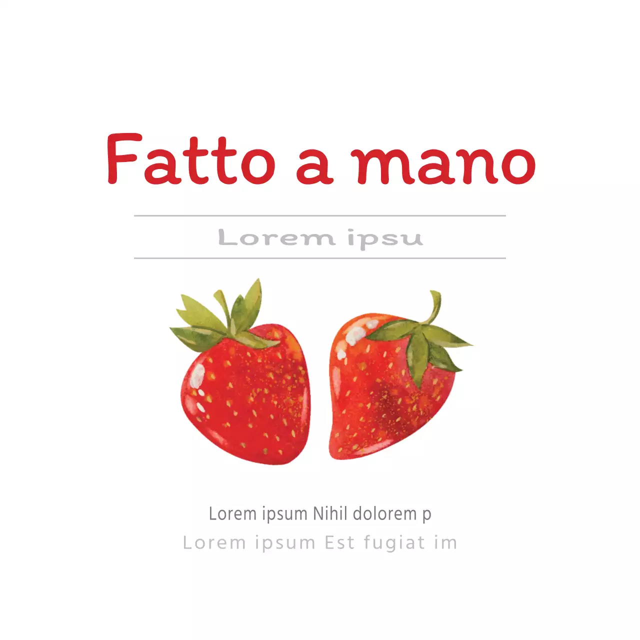 FRUTTA REALE Fragola