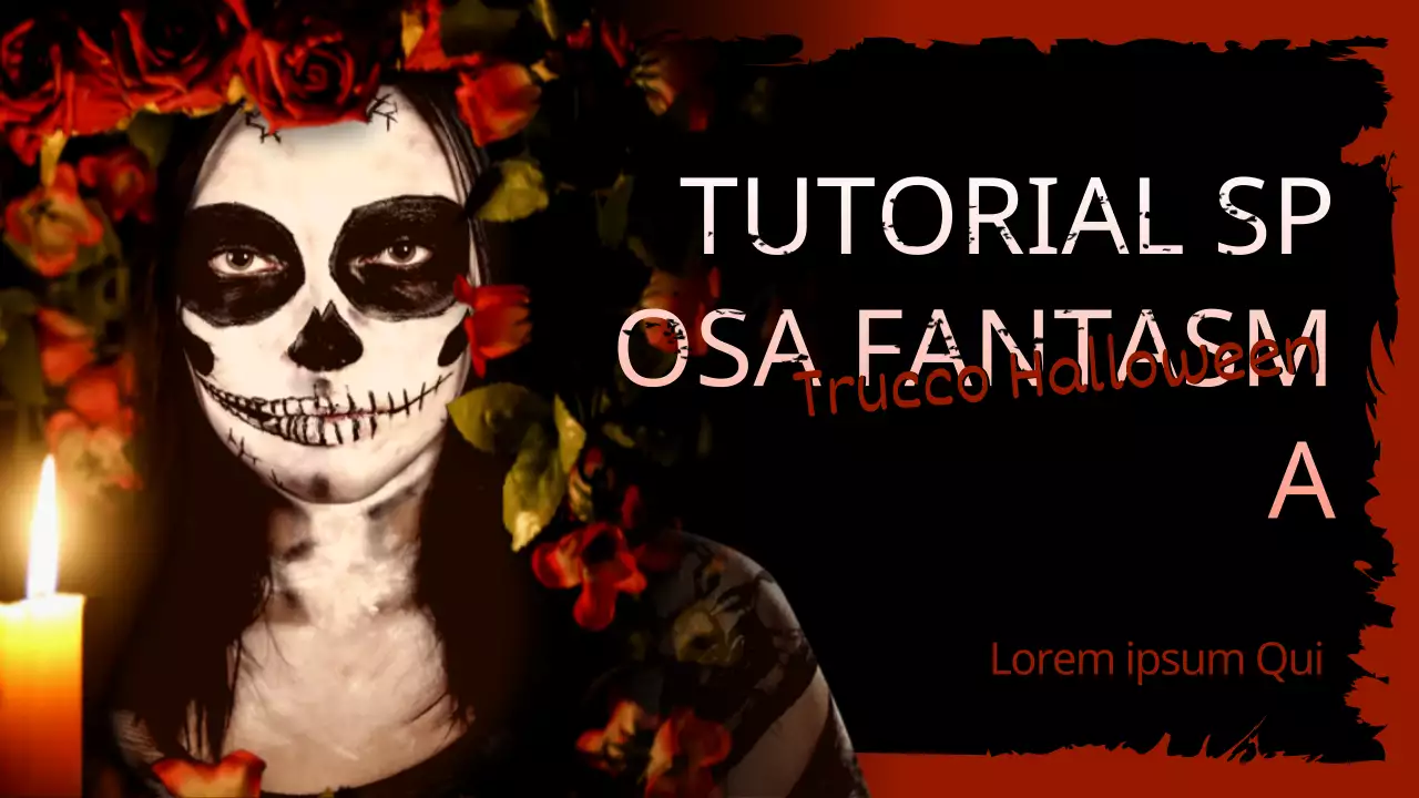 Festa di Halloween a tema Ghost Bride in rosso e nero