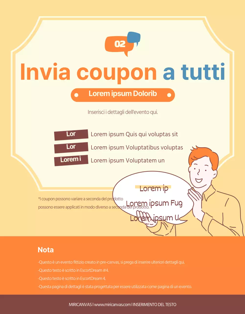 Diffondere gli eventi