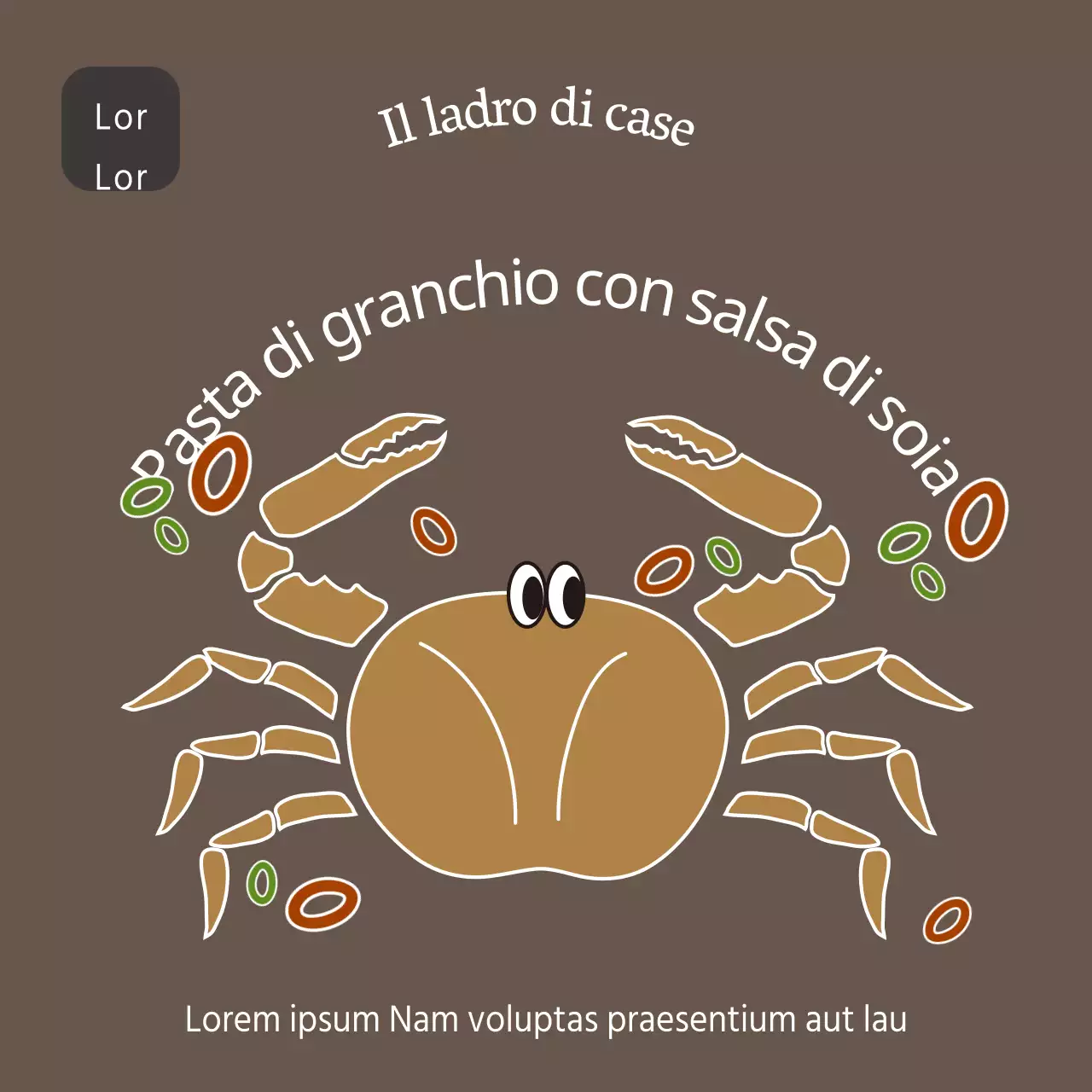 Pasta di granchio in salsa di soia