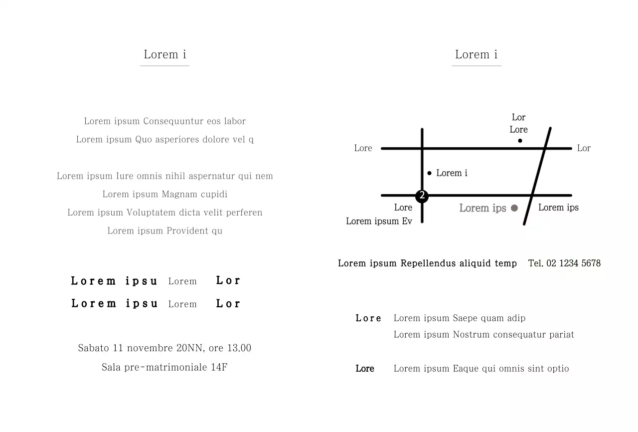 Invito di nozze di concezione moderna in grigio e marrone