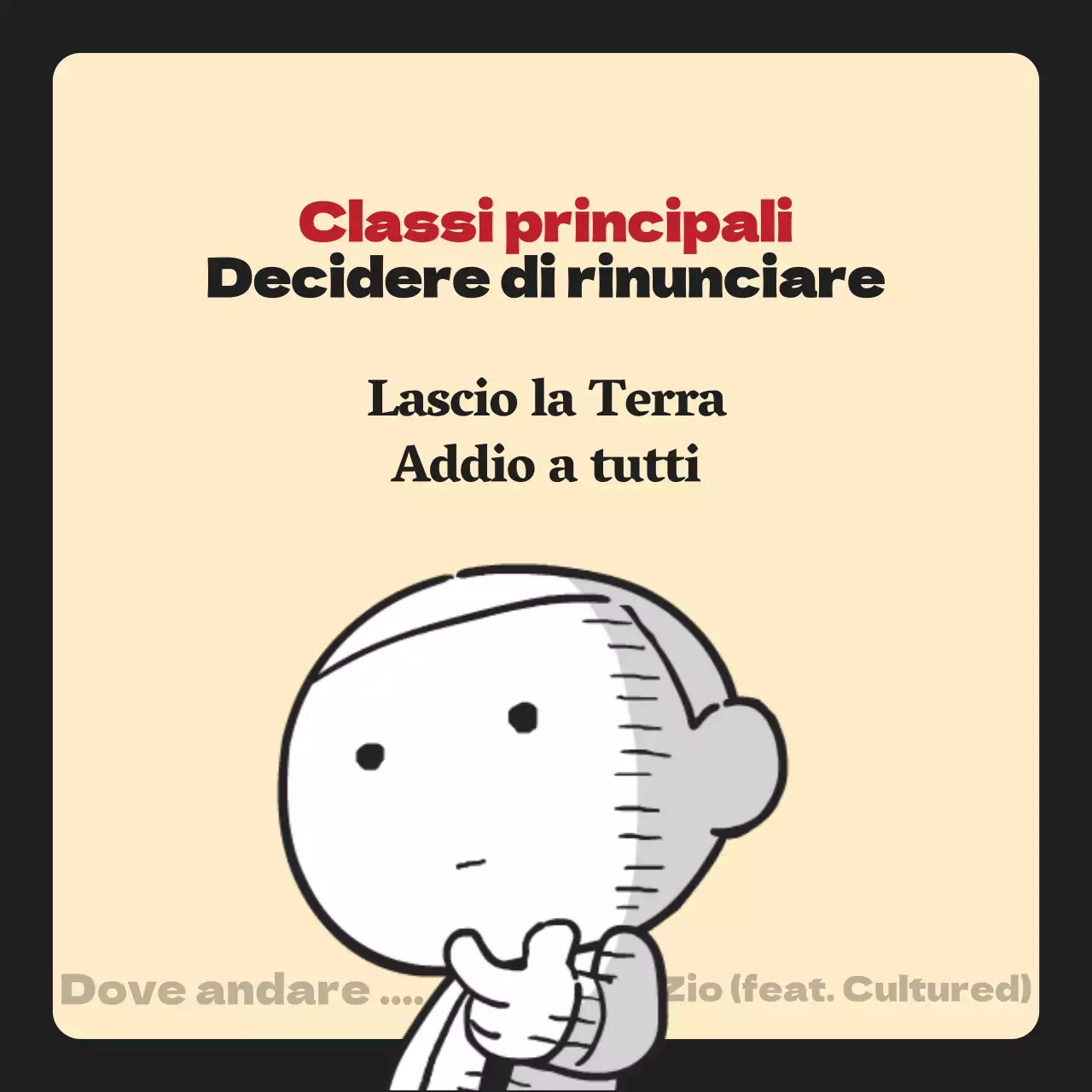 Seghette beige e nere da studente universitario