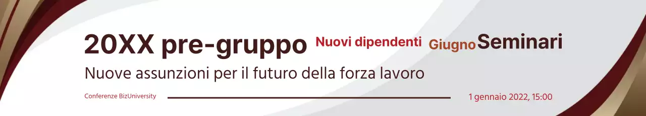 Promuovere un evento di lancio di un'azienda pulita con scritte in marrone
