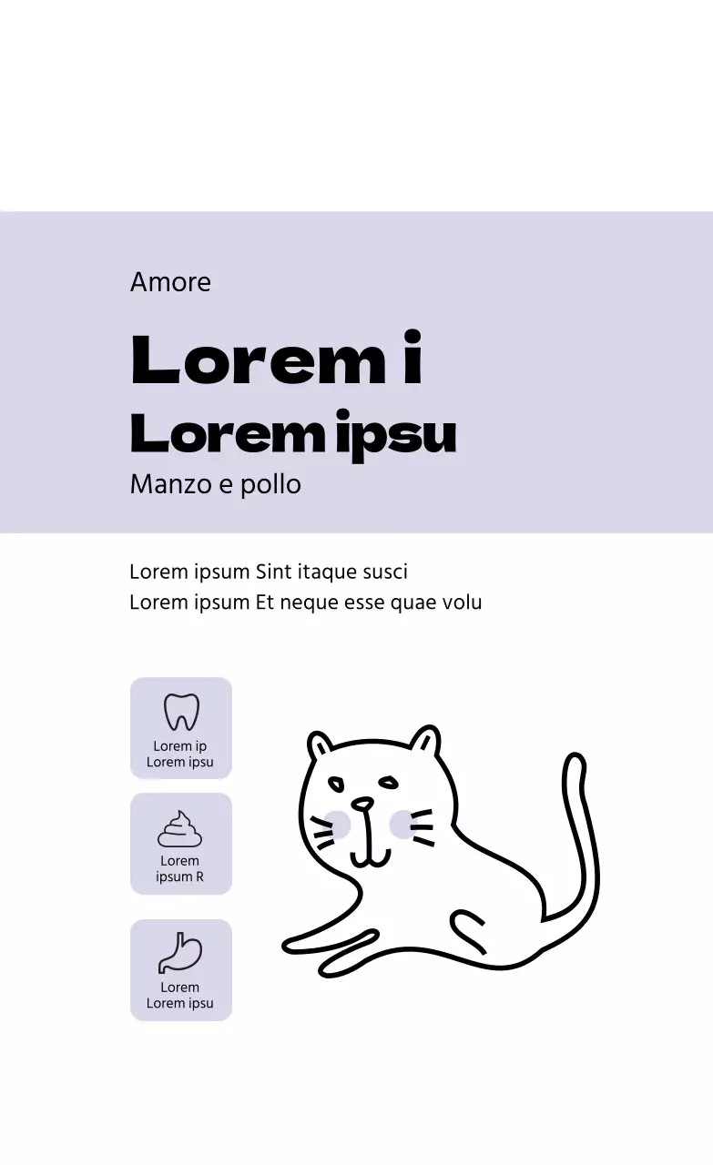 icona illustrazione viola etichetta animale domestico pulito
