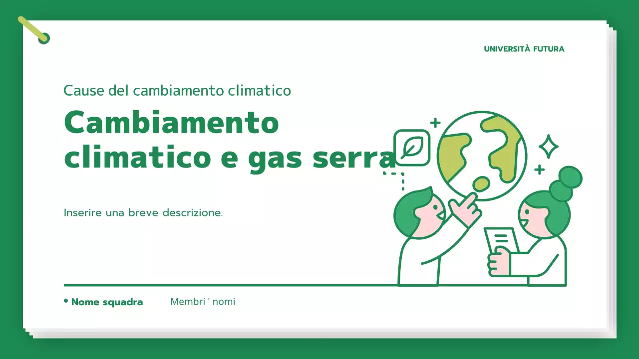 Studiare il cambiamento climatico e i gas serra in modo ecologico e pulito