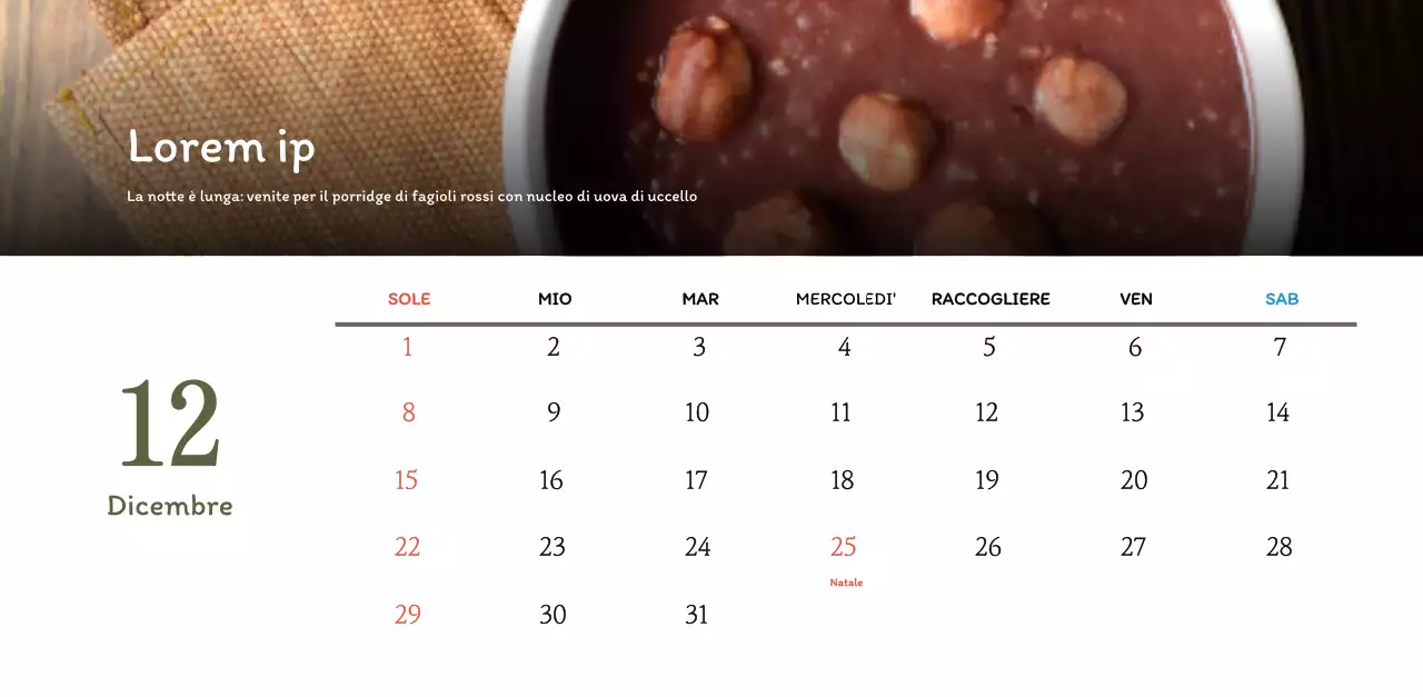 Calendario dei coupon del ristorante coreano tradizionale in beige e marrone