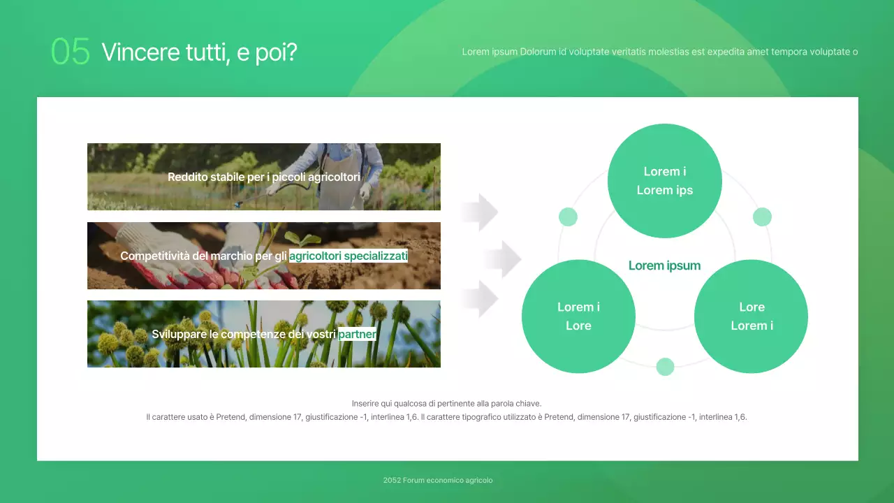 Verde e semplice: presentazioni del seminario del Forum economico Agricoltura e Impresa
