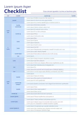 Lista di controllo per la preparazione di un'azienda alla creazione di un parco industriale di colore blu