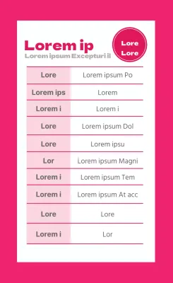 Etichetta informativa sul blu lampone