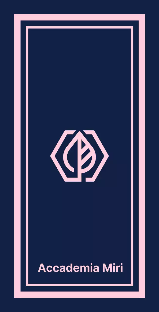 Gakuen Academy Valkyrie su uno sfondo blu navy con una linea di confine rosa