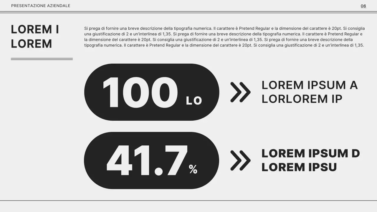 Grigio e nero monotono per una semplice presentazione aziendale
