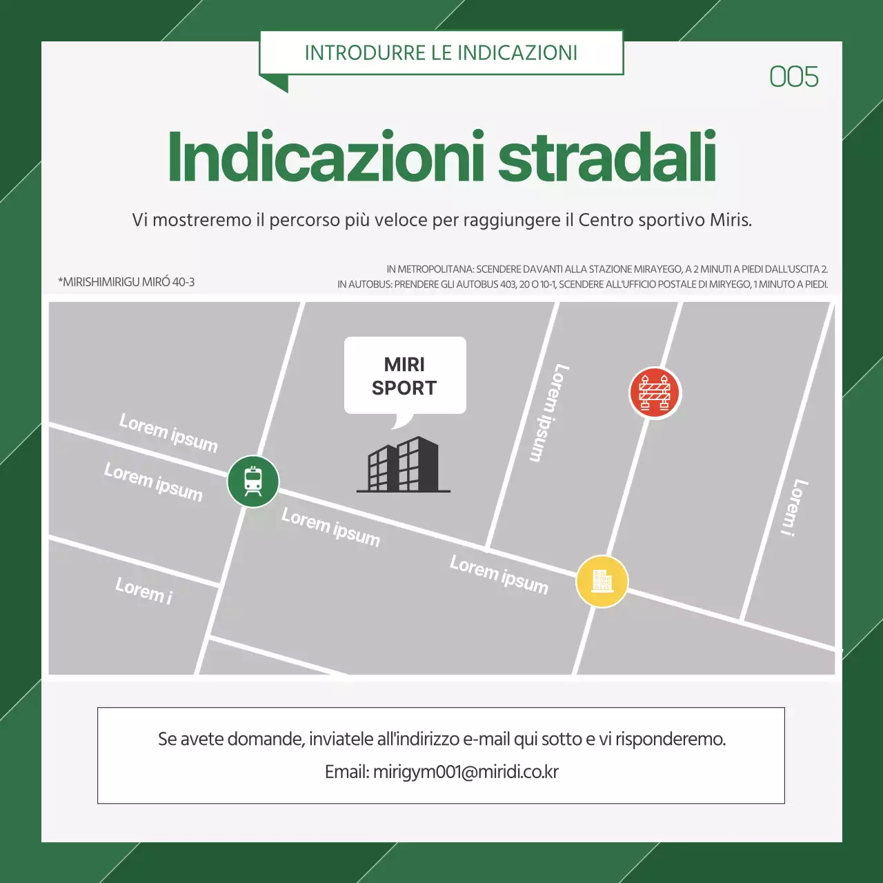 Promuovere l'assunzione di attività fisica con un'atmosfera verde e da parco giochi.
