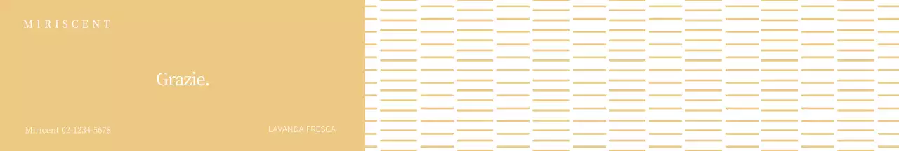 Confezione regalo per diffusore a sfondo giallo