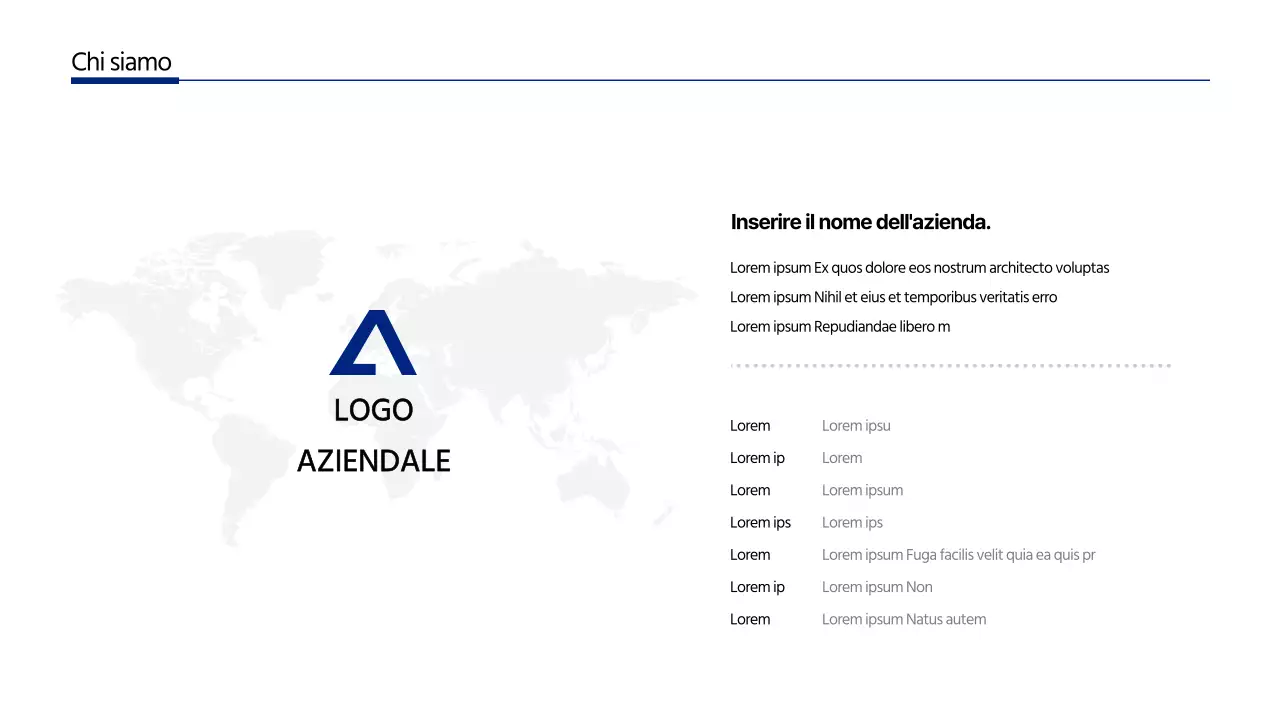 Lettera aziendale minimalista