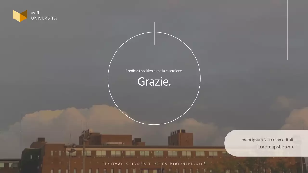 Proposta di sponsorizzazione per un festival universitario semplice, in beige e bianco e nero