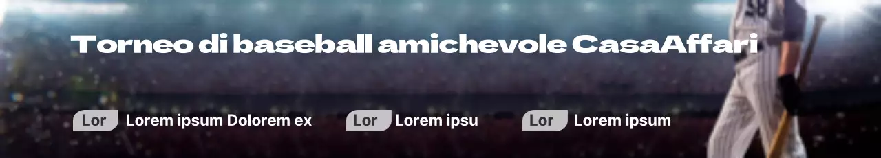 Tornei amichevoli di baseball