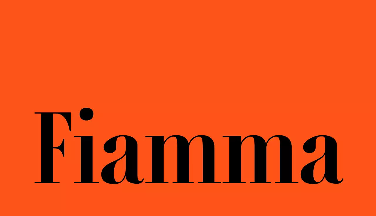 Uno stile di biglietto da visita audace con un tocco di arancione e nero