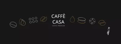 Portabicchieri da caffè semplice nero