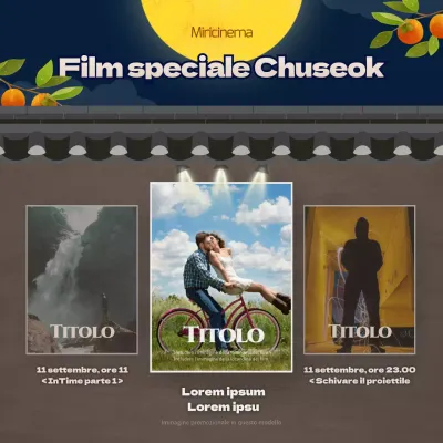 Navy and Brown Film in primo piano del giorno