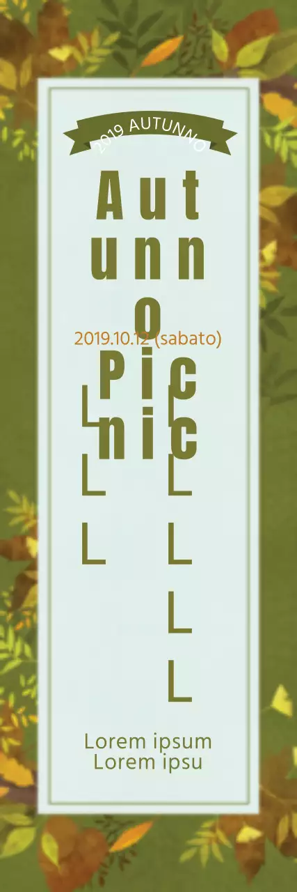 Picnic d'autunno_Serial Banner