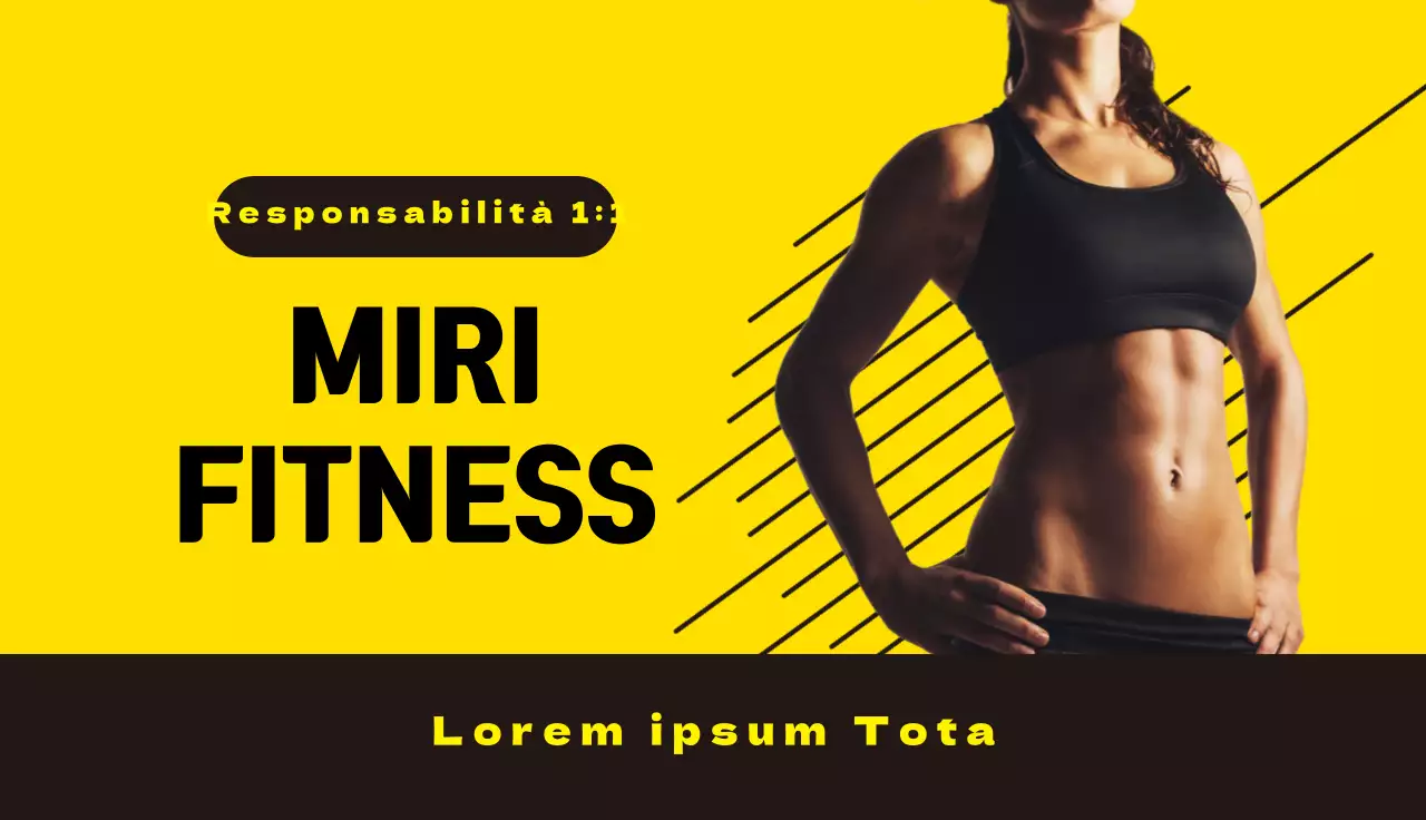Promuovere il fitness giallo