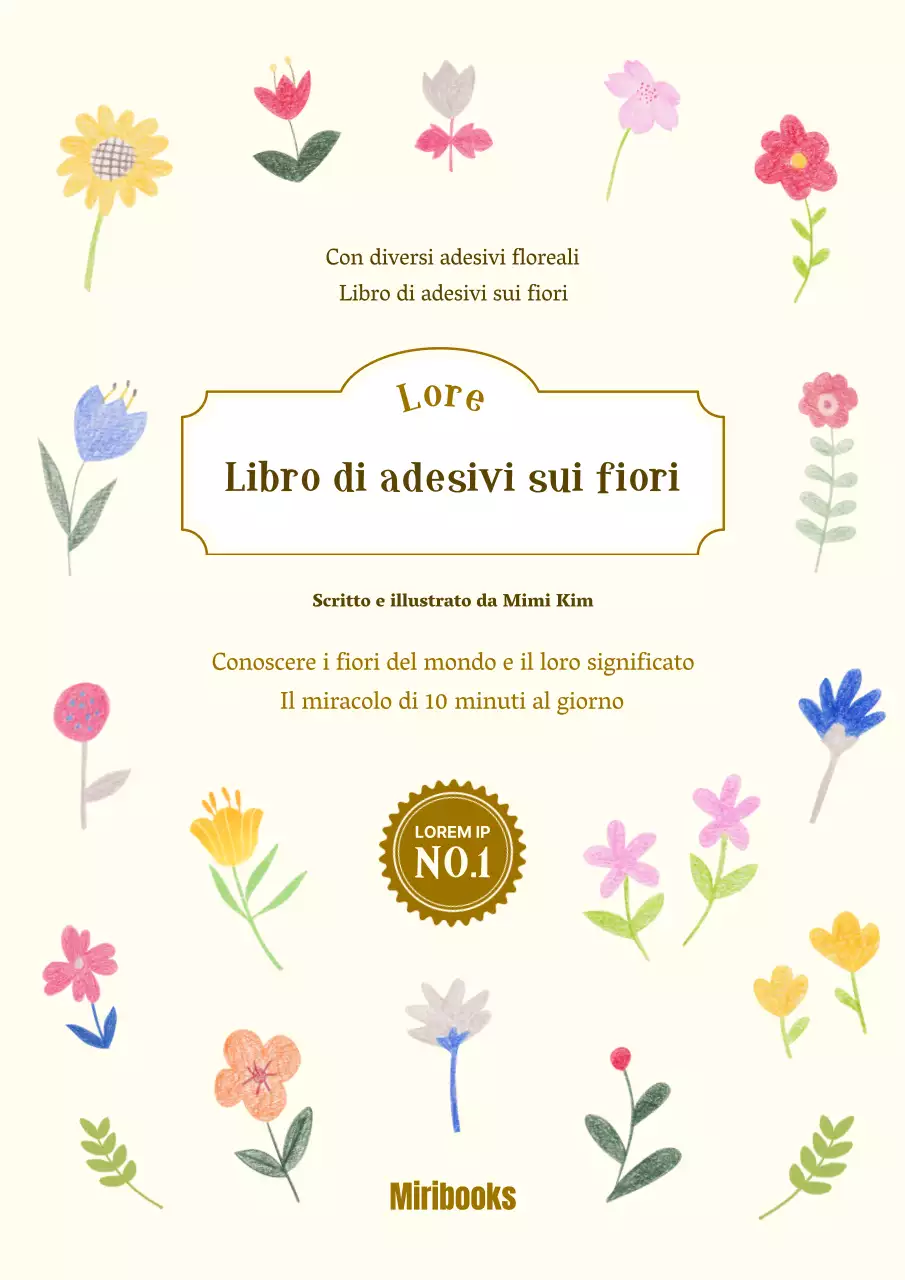 Disegno a matita colorata gialla per la copertina di un libro per bambini