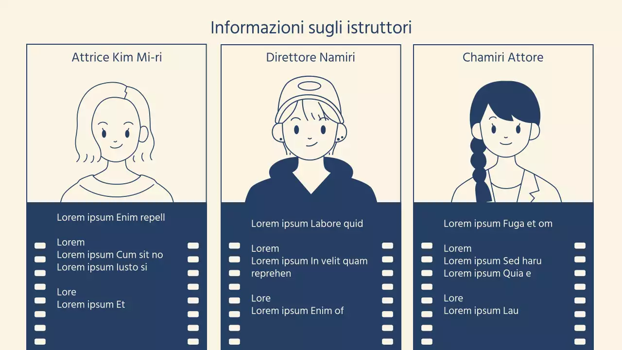 Workshop Cinemaconcept nei toni della marina e del rosa