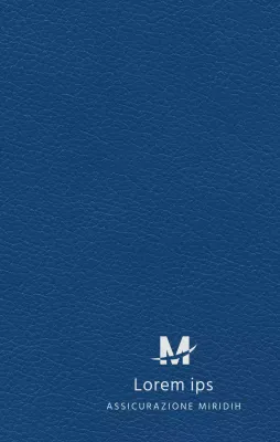 Agenda aziendale con logo della compagnia assicurativa