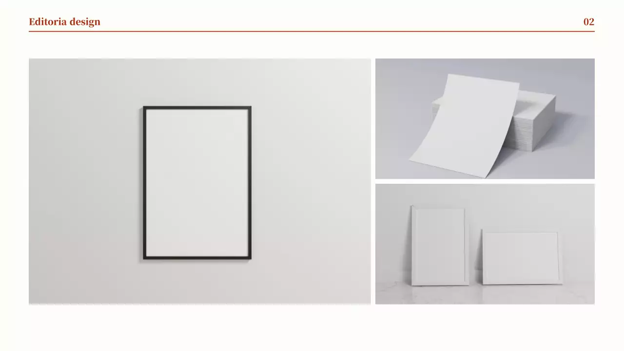 Portafoglio di design a punta circolare di colore rosso