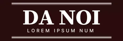 Logo di testo semplice e moderno in marrone e bianco per il personale di una panetteria