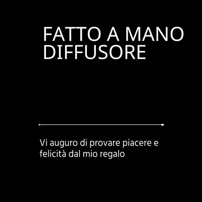 DIFFUSORE ARTIGIANALE